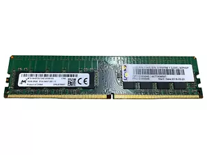 Micron 16GB UNBUFFERED Memory DDR4 2400MHz PC4-19200T-E ECC MTA18ASF2G72AZ-2G3 - Picture 1 of 7