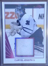 2017-18 Leaf Hockey Game-Used Memorabilia Card #BM-09 CURTIS JOSEPH