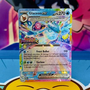 Glaceon ex - 026/131 - Stamped Promo - Prismatic Evolutions - Englisch - Pokemon - Bild 1 von 2
