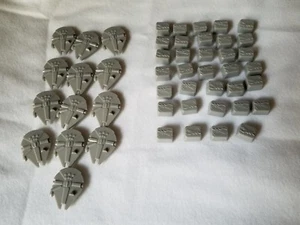 Monopoly Star Wars Collectors Ed 1996 ~xwing fighter & Millenium Falcon ~ Parts - Picture 1 of 3