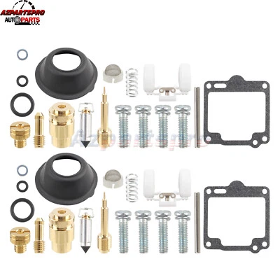 2X Carburetor Carb Repair Rebuild Kit Set for Yamaha Virago 750 XV750 1988-1997 - Image 1 of 4