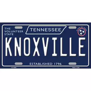 Knoxville Tennessee blau Neuheit Metall Nummernschild Anhänger - Bild 1 von 1