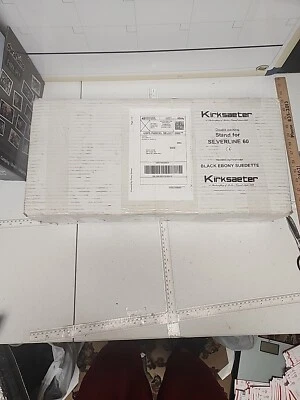 Soporte Kirksaeter para Silverline 60 gamuza ébano negro nuevo caja abierta Foto 1 de 3