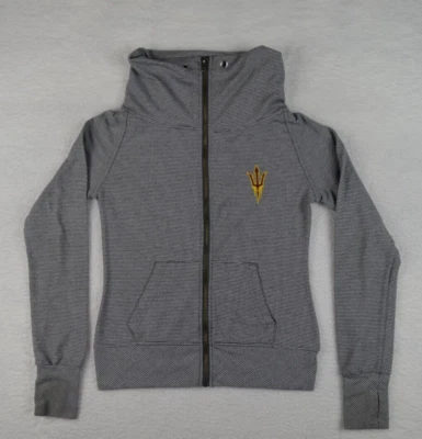 Chaqueta Arizona State Sun Devils para mujer extra pequeña gris NCAA bolsillos universitarios Foto 1 de 4