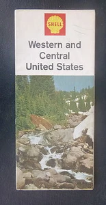 1967 Western & Central road map Shell oil gas route 66 - Picture 1 of 4