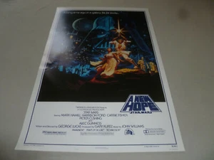 PÓSTER DE PELÍCULA DE COLECCIÓN STAR WARS UNA NUEVA ESPERANZA KILAN 1993 15 ANIVERSARIO OLLA RARA  - Imagen 1 de 7