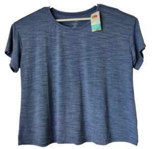 Fruit Of The Loom T Shirt Pigiama Donna 2X Blu Chiaro Traspirante Corto Slv. - Foto 1 di 9