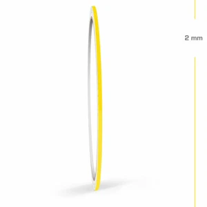 Tiras decorativas 2mm 10 metros amarillo brillante RAL 1021 brillo coche barco moto WoMo - Imagen 1 de 5