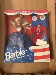 Vintage 1991 Mattel Barbie For President TRU Gift Set Sealed w FAST Shipping - Picture 1 of 2
