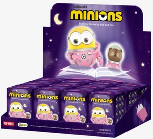 POP MART Minions Bedtime Stories Bob and Tim Series Figures 1 case of 12 boxes - Picture 1 of 4