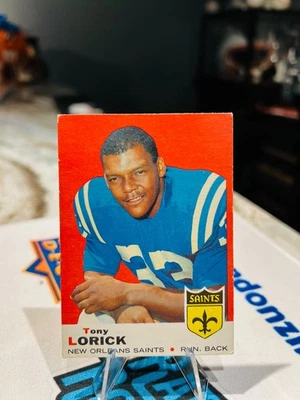1969 Topps - Tony Lorick #61 Wearing Baltimore Colts Jersey - Image 1 of 2