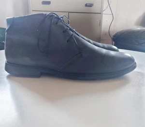 Camper Mil men's Grey Black Leather ankle boots uk size 9 - Imagen 1 de 7