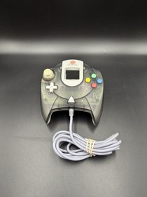 Sega Dreamcast Black Smoke Translucent OEM Controller Tested Works Great!