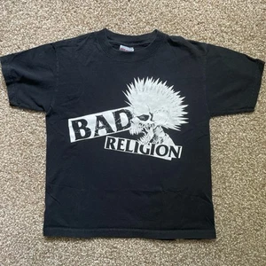 Bad Religion Late 90s Early 2000s Punk Band Shirt Youth / Kids Medium - Picture 1 of 5