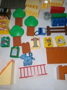 Lot Lego Duplo SILCHARD DIE BLAUE KATZE BOB der BAUER Ersatz bedruckte Steine - Bild 1 von 7