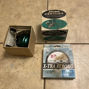 Vintage Johnson Century Fishing Reel 100-A Vintage With Box. - Picture 1 of 18