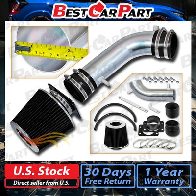 Kit de inducción de admisión de aire BCP para 92-95 Lexus SC300 GS300 3,0 L RAM + filtro NEGRO Foto 1 de 4