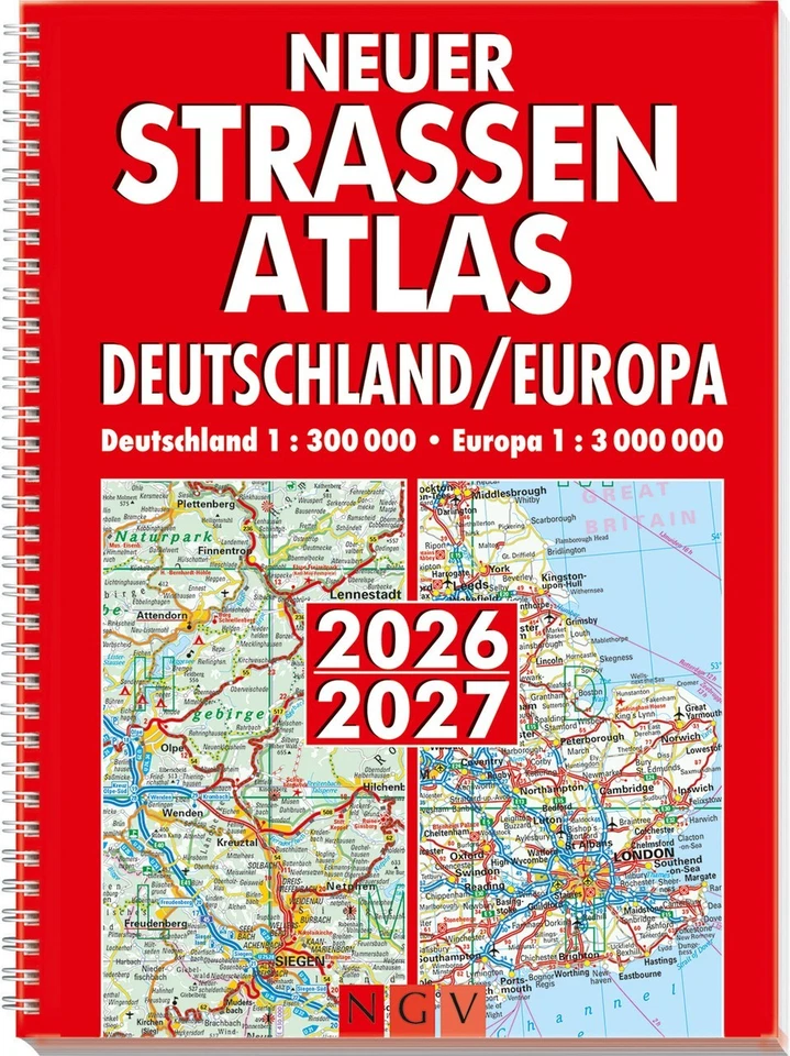 Neuer Straßenatlas Deutschland/Europa 2026/2027 - Bild 1 von 1