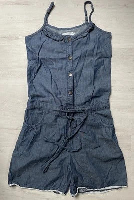 ONLY Jumpsuit Overall kurz blau Jeans Gr. S - Bild 1 von 4