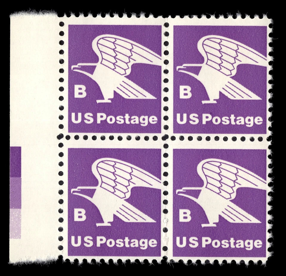 US Scott # 1818, Eagle "B" Postage, Block of (4) 1980 18¢ Stamps, MNH - Image 1 of 1
