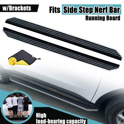 Fits Toyota Venza 2021 2022-2025 Running Boards Side Step Pedals Nerf Bar Fixed - Image 1 of 4