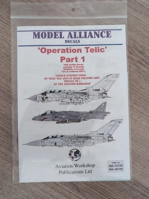 Décalcomanies Maquette Avion 1/72 Opération Telic Part 1 - Photo 1/2
