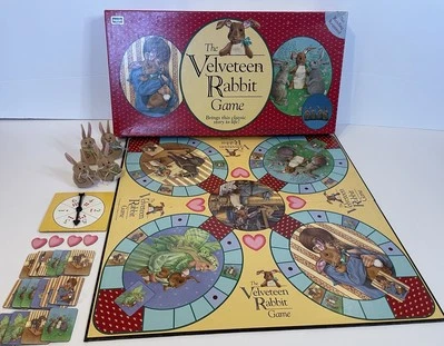 Vintage 1994 Peter Rabbit The Velveteen Rabbit Board Game Complete Rose Art 90s - Image 1 of 4