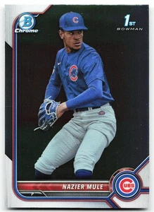 🔥 2022 Bowman Draft #BDC-77 Nazier Mule Chrome - Picture 1 of 2