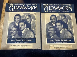 The Glow-Worm: The Mills Brothers Johnny Mercer Noten 1953 - Klavier & Ukele - Bild 1 von 7