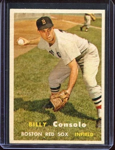 1957 Topps Baseball # 399 Billy Consolo (EX-MT) Excellent to Mint - Picture 1 of 2
