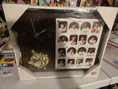 Vintage 1994 Baltimore Orioles Clock Plaque - Image 1 of 4