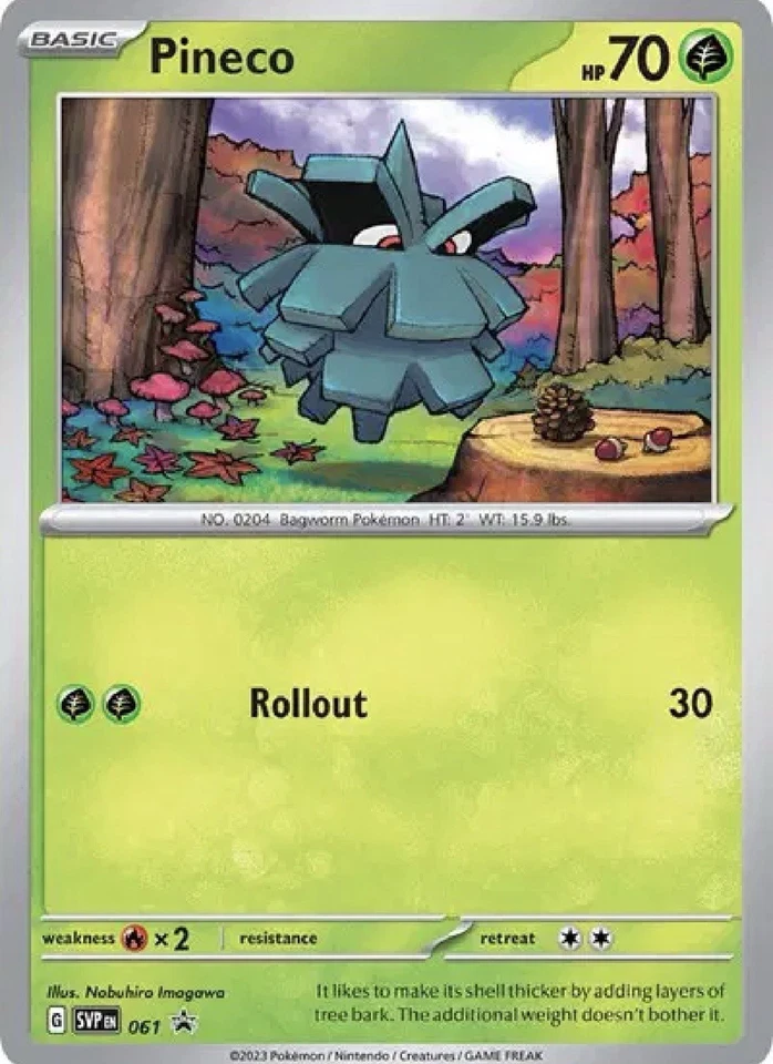 Pineco 061 Sv: Scarlet & Violet Promo Cards Holo - Image 1 of 1