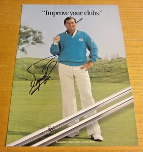 Página de revista Fuzzy Zoeller autografiada firmada 7,75X10,75 PGA Tour Golf - Imagen 1 de 3
