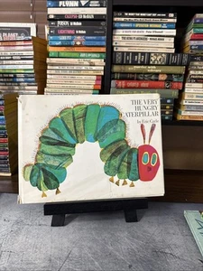 The Very Hungry Caterpillar Eric Carle Vintage Hardcover DJ A3450 Early Edition - Picture 1 of 16