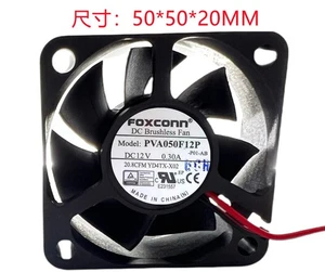 Foxconn PVA050F12P 5020 5CM 12V 0.30A 4-Wire YD4TX-A00 Cooling Fan - Picture 1 of 2