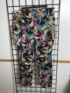 NWT Terra & Sky Womens Pull On Stretch Pants Skinny Mid Rise Size 1X - Picture 1 of 6