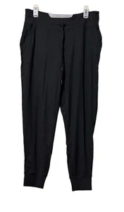 Pantalones Jogger Lole (G) Mujer Media Luna Talla L Negros Elastizados Cordón Bolsillos Usados en Excelente Condición - Imagen 1 de 5