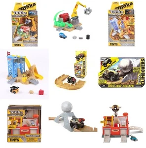 TONKA TYNIS CONSTRUIDO PARA DURAR PUESTA A PUNTO GARAJE PORTADOR COCHE ROCA ESCAPE EXPLOSIÓN Y TABLERO - Imagen 1 de 17