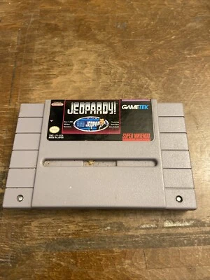 Jeopardy SNES Super Nintendo - Image 1 of 3