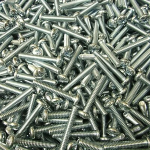 (500) #10-24 X 1-1/4" Phillips Testa Macchina Vite Placcata Zinco - Foto 1 di 5