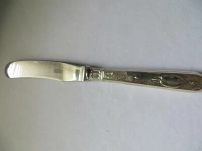Cuchillo de servidor Carrs Sterling Silver Kings Master Butter mango hueco nuevo Foto 1 de 4