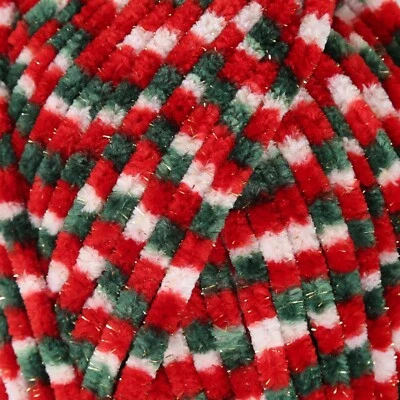 Hilo Bayas Bebé Manta Suave Hilo Chenilla 125yrd Colores Navidad Foto 1 de 4