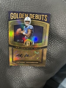 2023 Panini Gold Anthony Richardson Autograph 40/49