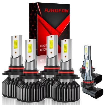 For Ford Expedition 2003-2006 6000K 6X LED Headlight + Fog Light Bulbs Combo Kit - Image 1 of 4