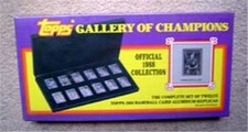 1988 Topps Baseball Gallery of Champions Aluminum Set Sealed