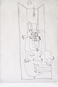 Werner Reinisch - Stampa - Acquaforte - Composizione 1 - Picture 1 of 4