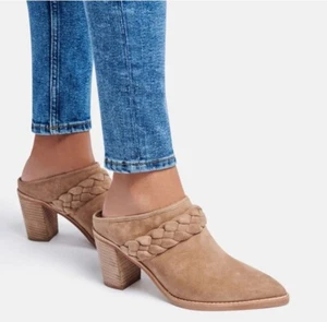 Dolce Vita Serla Braided Mules Suede Size 7 Ret $140 - Picture 1 of 10