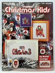 1980 Leisure Arts Christmas Kids 175 Cross Stitch Pattern Book 29 Designs 7134 - Bild 1 von 2