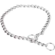 Ruffin' it 26 In. Chrome-Plated Steel Heavy-Weight Dog Choke Chain Pack of 6