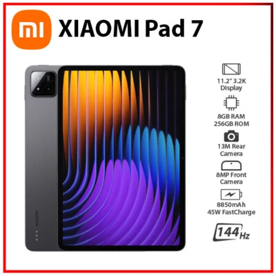 (New) Xiaomi Pad 7 Wi-Fi 8GB+256GB GREY Octa Core Global Ver. Android PC Tablet - Image 1 of 4
